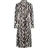 White Label Maxikleid Schwarz/Weiß 42