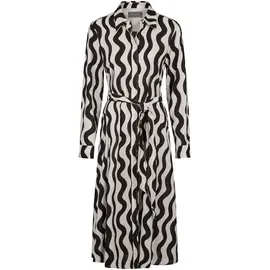 White Label Maxikleid Schwarz/Weiß 42