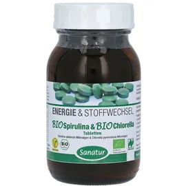 Sanatur BioSpirulina & BioChlorella 2 in 1