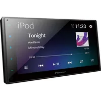 Pioneer SPH-DA160DAB-AN, 6,8" 2-DIN-Mediareceiver mit Apple CarPlay, Android Auto, DAB+ und Bluetooth, inklusive DAB-Antenne, Schwarz