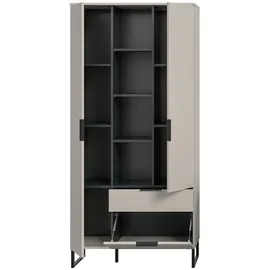 xonox.home Stauraumschrank Noida 192 x 90 x 37 cm Beige