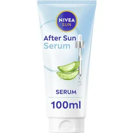 NIVEA SUN Sonnenbräunungsserum für Gesicht und Körper mit Bio Aloes, Vitamin E und Hyaluronsäure100ml