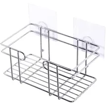 Sanilo Duschablage Transparent 22,8 x 14 x 10,5 cm | weiss
