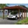 SKANHOLZ Skan Holz Walmdach Carport 3,96 x 5,89 m nussbaum inkl. Pfostenanker