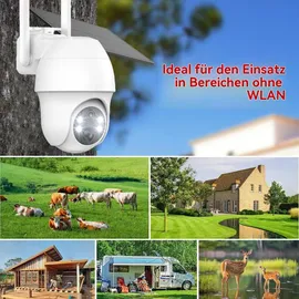 Avylet GALAYOU 4G LTE Überwachungskamera Aussen Weiß