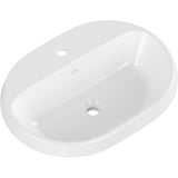 Villeroy & Boch Architectura Einbauwaschbecken 5A6661R1 60x45cm, oval, mit Hahnloch, ohne Überlauf, weiß C-plus