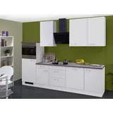Flex-Well Classic Küchenzeile Lucca 280 cm E-Geräte weiß