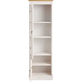 OTTO home Vitrine Indra 46 x 32 x 145 cm Gelb/Weiß