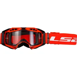 LS2 Aura Enduro Series Motocross Brille, rot für Männer