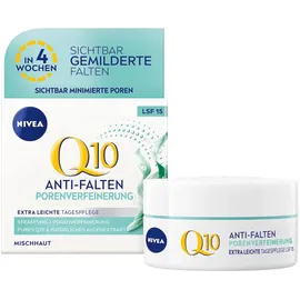 NIVEA Q10 Power Anti-Falten + Porenverfeinerung Creme LSF 15 50 ml