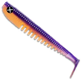Monkey Lures King Lui - 7,5 cm, 10 cm, 12,5 cm, 14 cm - Big L Köder, Gummifisch, Angelköder, Softbait, Zanderköder, Kunstköder Angeln, Gummiköder (Grapes & Peaches - stark UV aktiv, 7,5 cm)