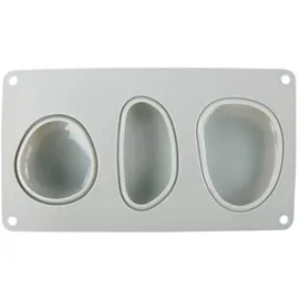 Rayher Silikon-Gießform große Steine 14,5 x 26 cm Tiefe 3,5 cm 3 Formen