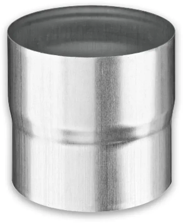 Steckmuffe Grömo Rohrverbinder, Stahl verzinkt, verschiedene Größen (Ausführung: Ø 120mm)