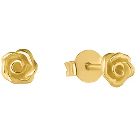 Amor Ohrstecker Rose gelbgoldfarben 2034101 0,6 cm