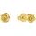 Amor Ohrstecker Rose gelbgoldfarben 2034101 0,6 cm