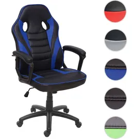 Mendler HWC-F59 Gaming-Stuhl schwarz/blau
