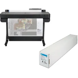 HP DesignJet T630 Tintenstrahl-Großformatdrucker Plotter + A0 Papierrolle