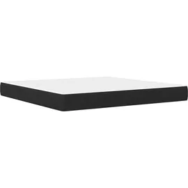 vidaXL Modernes Bett 200 x 200 cm Schwarz