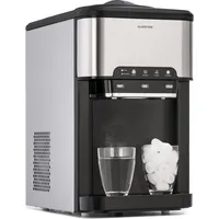 Klarstein Eiswürfelmaschine für Zuhause Camping Gastro, Schnelle Mini Eiswürfelmaschine Klein, Profi Eismaschine für Große Kleine Klare Eiswürfel, Selbstreinigend mit 3l Eiswürfelbehälter, 20kg/24h