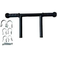 Milageto Kinderwagen-Griff-Verlängerung, Lenker-Verlängerung, abnehmbare Kinderwagen-Verlängerung, Armlehne für Kinderwagen-Wagen, Zubehör, 3 Clips