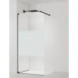 Swiss Aqua Technologies Walk-In Duschtrennwand 140 x 200 cm gold/transparent Duschwanne SATBWI140MPPR