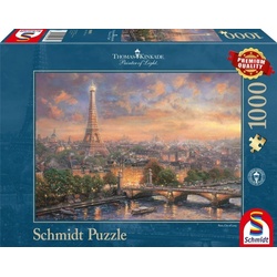 Schmidt Spiele Puzzle Thomas Kinkade, Paris, Stadt der Liebe Puzzle 1.000 Teile, 1000 Puzzleteile