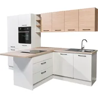 BASIC by Balculina Küchenzeile Girona 325 cm weiß