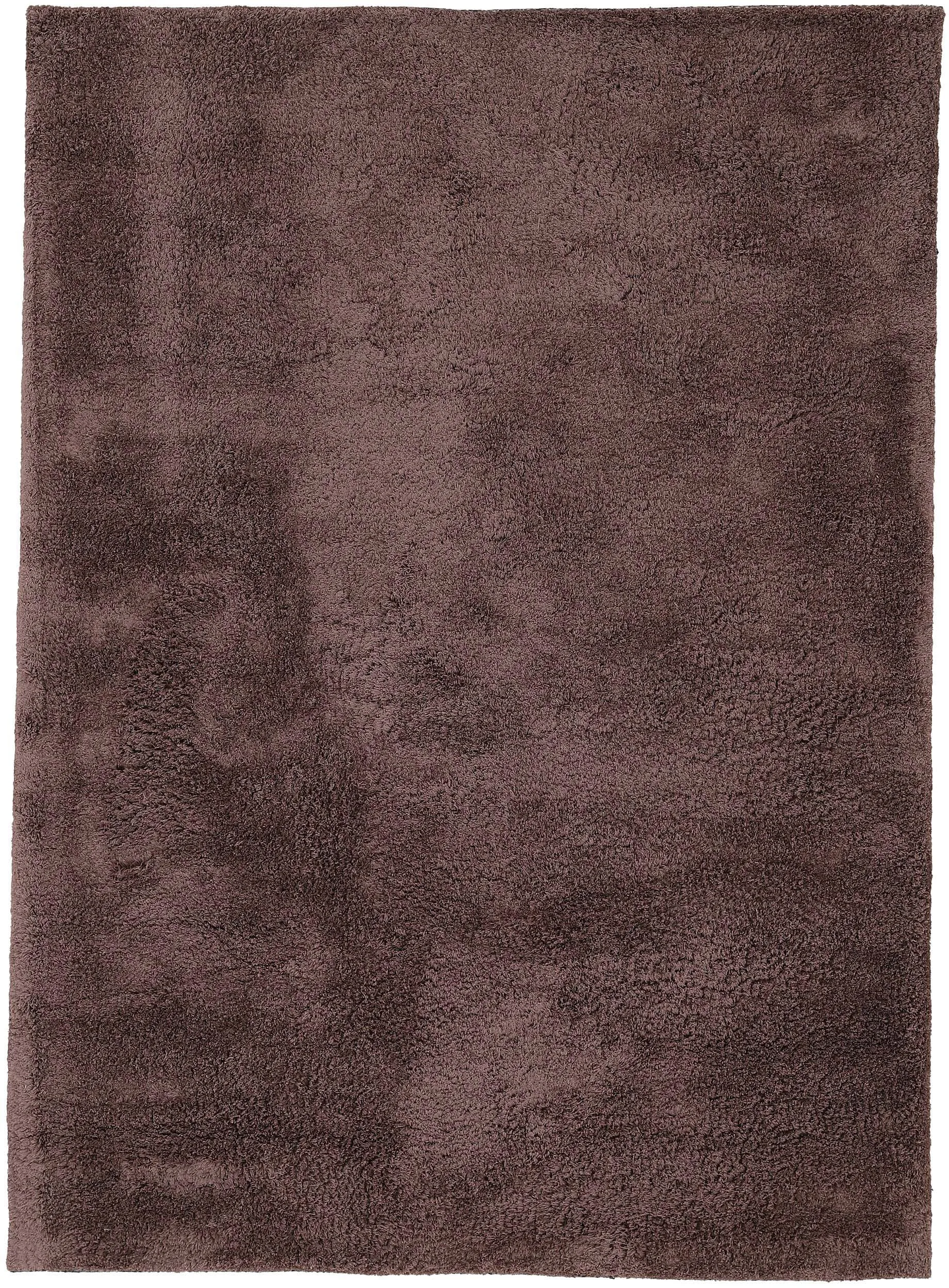 Hochflor-Teppich »Silky«, rechteckig, 20 mm Höhe, Shaggy, Langflor, uni, besonders weich, handarbeit, 63239104-0 braun 20 mm