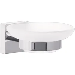 tesa EKKRO Seifenschale mit Wandhalterung, Accessoires, chrom
