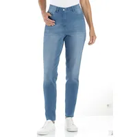 Sieh an! High-waist-Jeans in blue-bleached | Gr.: 50
