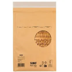 Mailmedia Papierpolster-Versandtasche ohne Fenster 100 Stück 195 × 265 mm braun, 19.5x26.5 cm