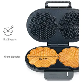 Wilfa WM4DB-160 Waffeleisen CLASSIC DOUBLE, schwarz
