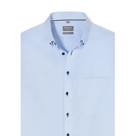 Olymp Luxor, comfort fit, Button-down", Herren, Gr. 41, Normaler Arm, hellblau, 100% Baumwolle, Hemden,