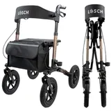 lösch reha Rollator Tabas Mobility Air Champagner (Luftbereift) 1 St