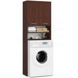 abamihome Waschmaschinenschrank 64 x 30 x 180 cm Wenge