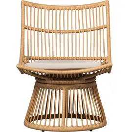 Woood Alatna Rattanstuhl 64 x 53 x 80 cm beige