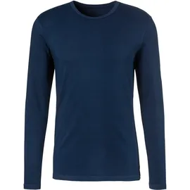 H.I.S. H.I.S Langarmshirts (2 Stück), aus Baumwolle blau M