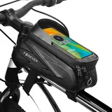 FOREVER Handyhalterung Wasserdicht - Fahrradtasche Rahmen mit Smartphone Halterung - Handytasche für Navigation und Zubehör - Fahrrad Handyhalter
