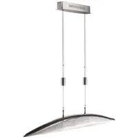 Pendelleuchte LED Deckenlampe Hängelampe Dimmbar Höhenverstellbar Silber