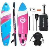 CITYSPORTS Stand Up Paddle Set 320 x 80 x 15 cm pink