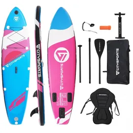 CITYSPORTS Stand Up Paddle Set 320 x 80 x 15 cm pink