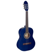 Stagg C430 M BLUE 3/4 Kindergitarre Konzertgitarre blau matt