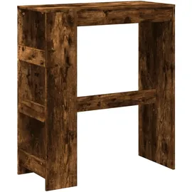 vidaXL Bartisch mit Regal 90 x 40 x 103,5 cm Braun