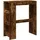 vidaXL Bartisch mit Regal 90 x 40 x 103,5 cm Braun