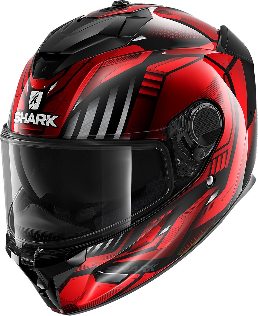 Shark Spartan GT BCL Replikan, casque intégral - Noir/Rouge/Gris - XL