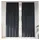 vidaXL Verdunkelungsvorhänge 2 pcs Dunkelgrau 140 x 245 cm Samt