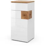 Vicco Eden Midischrank 40 x 84 x 37 cm Weiß