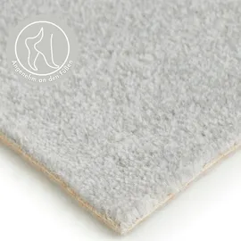 Andiamo Teppichboden ANDIAMO "Catania, Velours, Gesamthöhe 7,5 mm, Luxusklasse LC1", grau (hellgrau), B:400cm L:200cm, Kunstfaser, Teppiche, meliert, Breite 400 cm oder 500 cm, strapazierfähig & pflegeleicht
