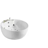 aea Runde Badewanne Whirlpool 180 x 60 cm (1-tlg)