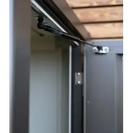 Biohort Terrassenschrank Julia B 77 x T 57 x H 181 cm (Größe M HIGH) dunkelgrau-metallic